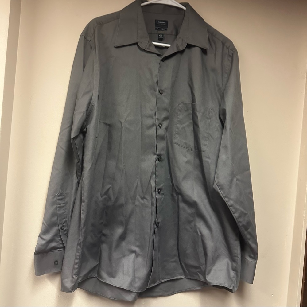 Arrow Classic‎ Fit Gray Shirt